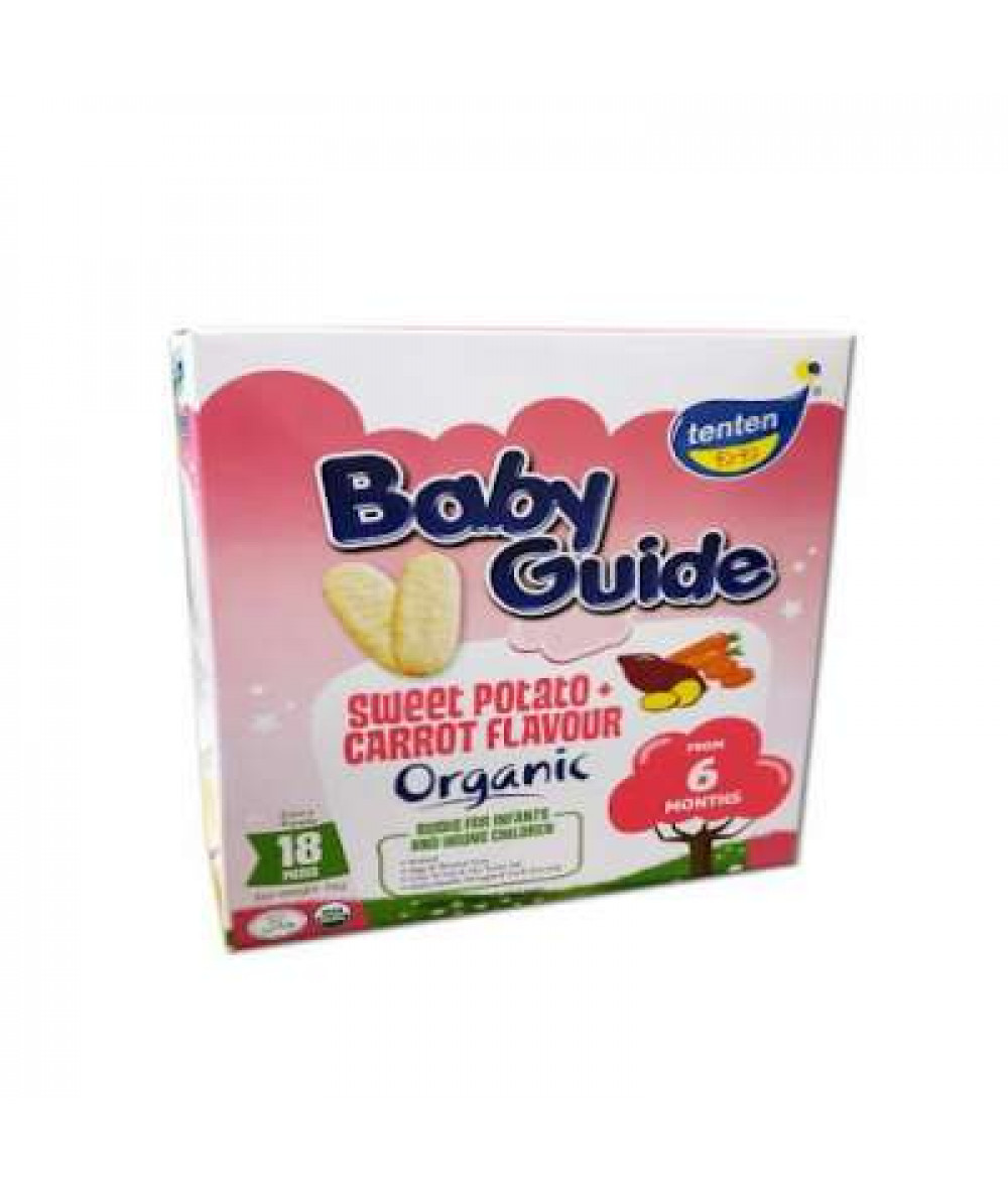 TENTEN BABY GUIDE ORGANIC 36G SWEET POTATO& CARROT