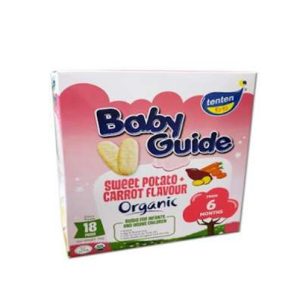 TENTEN BABY GUIDE ORGANIC 36G SWEET POTATO& CARROT