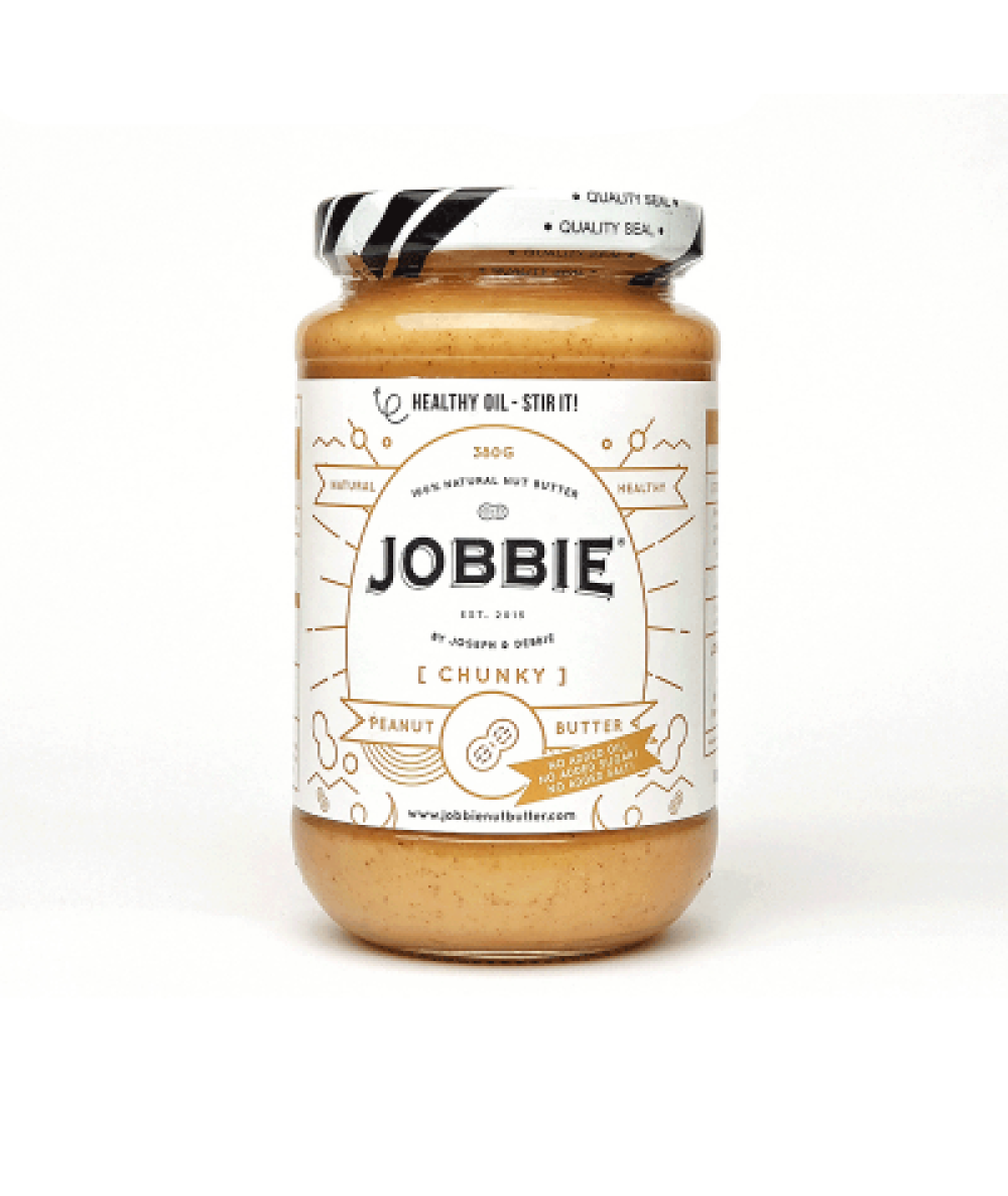 JOBBIE PEANUT BUTTER CHUNKY PURE 380G