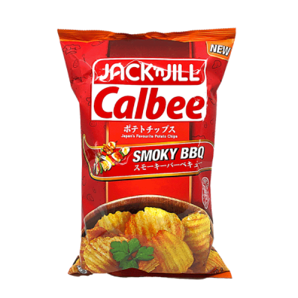 JNJ CALBEE SMOKY BBQ CHIPS 170G