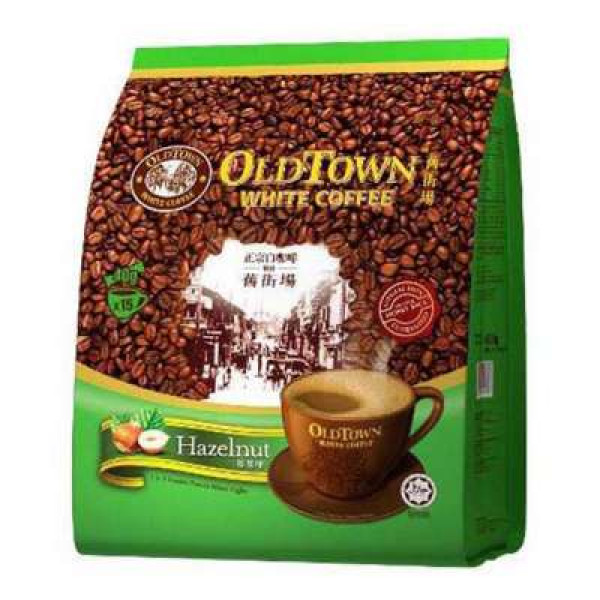 OLDTOWN WHITE COFFEE 3 IN 1 HAZELNUT 7X38G