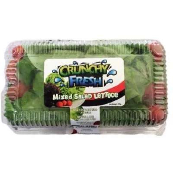 CRUNCHY FRESH MIXED SALAD LETTUCE 230G