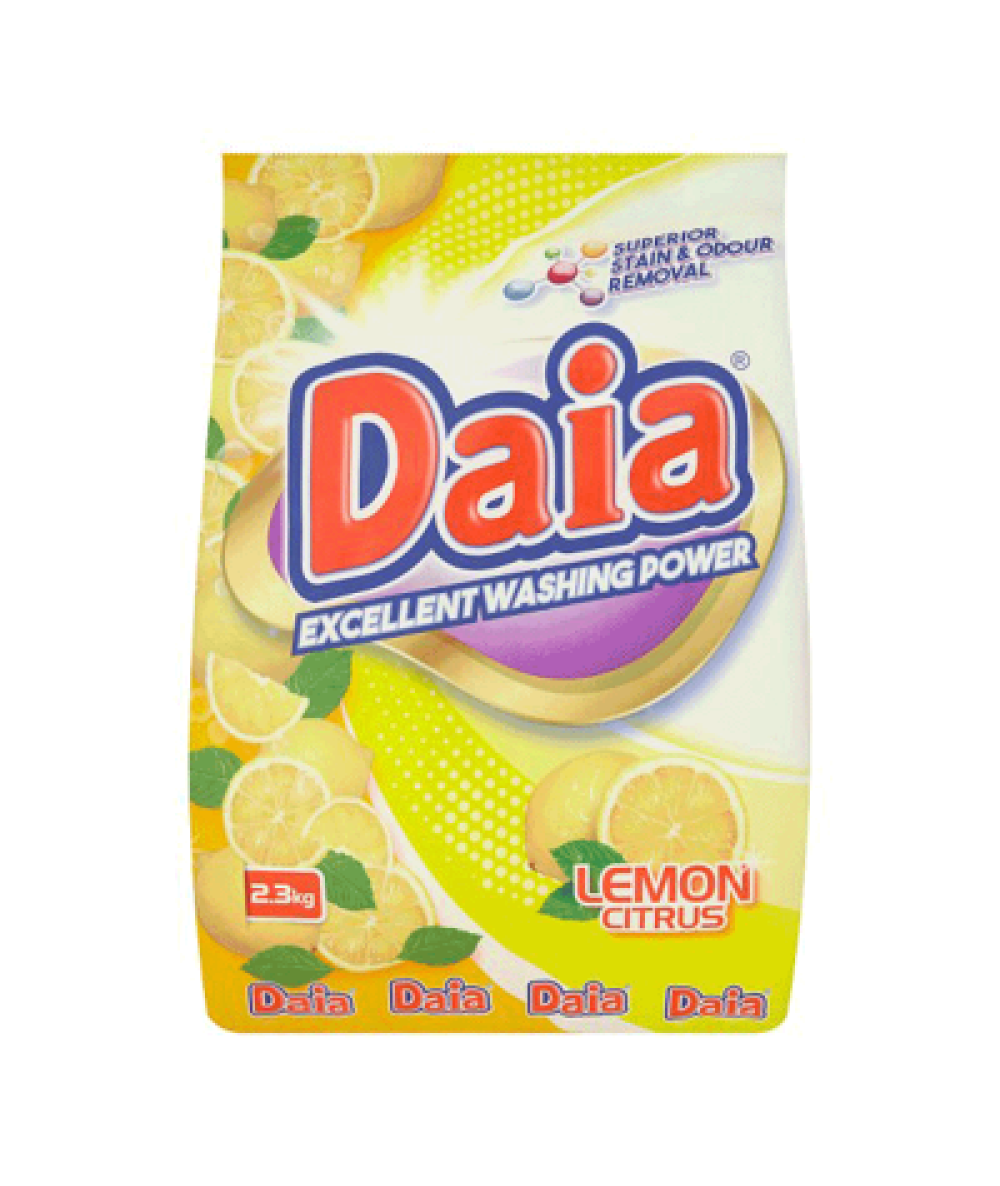 DAIA POWDER DETERGENT LEMON CITRUS 2.3KG