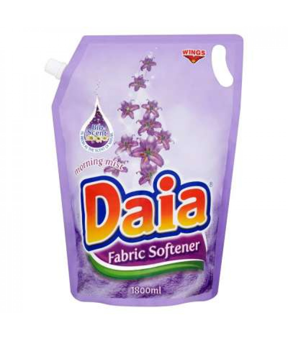 DAIA FABRIC SOFTNER REFILL MORNING MIST 1.6LT