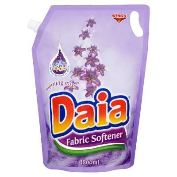 DAIA FABRIC SOFTNER REFILL MORNING MIST 1.6LT