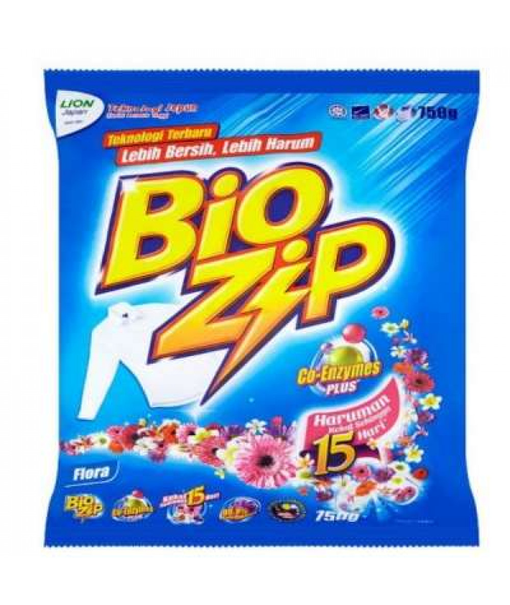 BIO ZIP POWDER FLORAL 750G