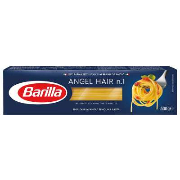 BARILLA PASTA ANGEL HAIR 500G