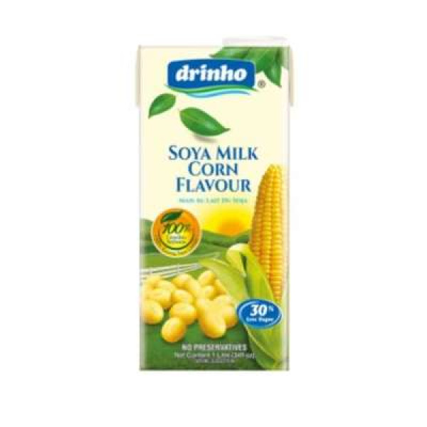 DRINHO SOYA MILK CORN 1L