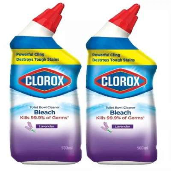 CLOROX T/ BOWL C/BLEACH LAV (TP) 500ML X 2