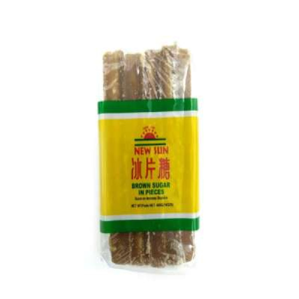 NEW SUN BROWN SUGAR IN PIECES 400G