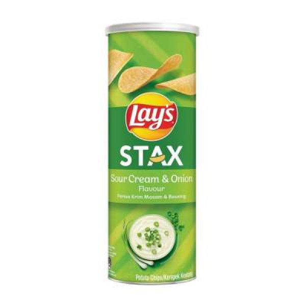 LAY'S STAX SOUR CREAM & ONION 135G