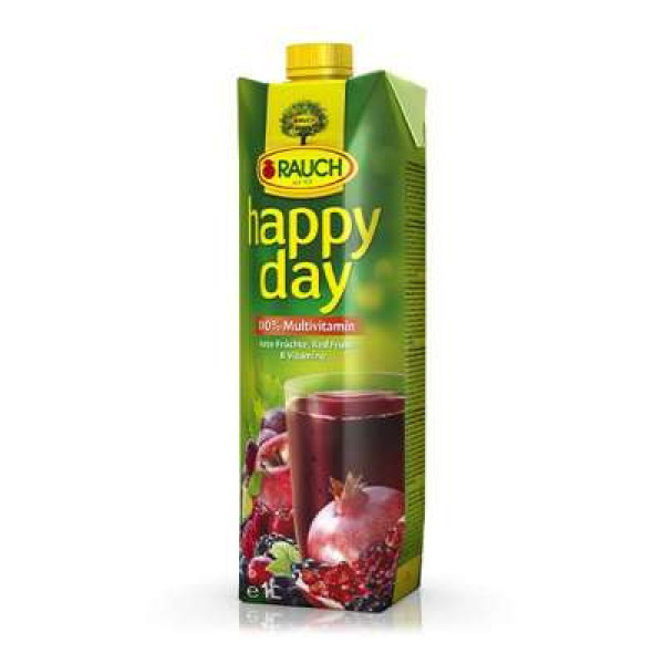 RAUCH HAPPY DAY MULTIVITAMIN RED FRUITS 1L