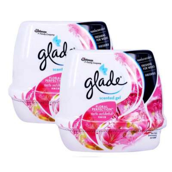 GLD SCENTED GEL T/P FLORAL 180G X 2