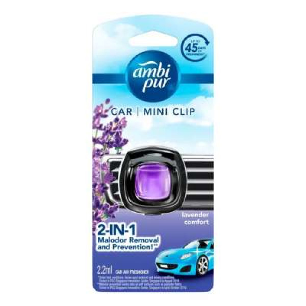 AMBIPUR CAR MINI 2ML LAVENDER COMFORT 