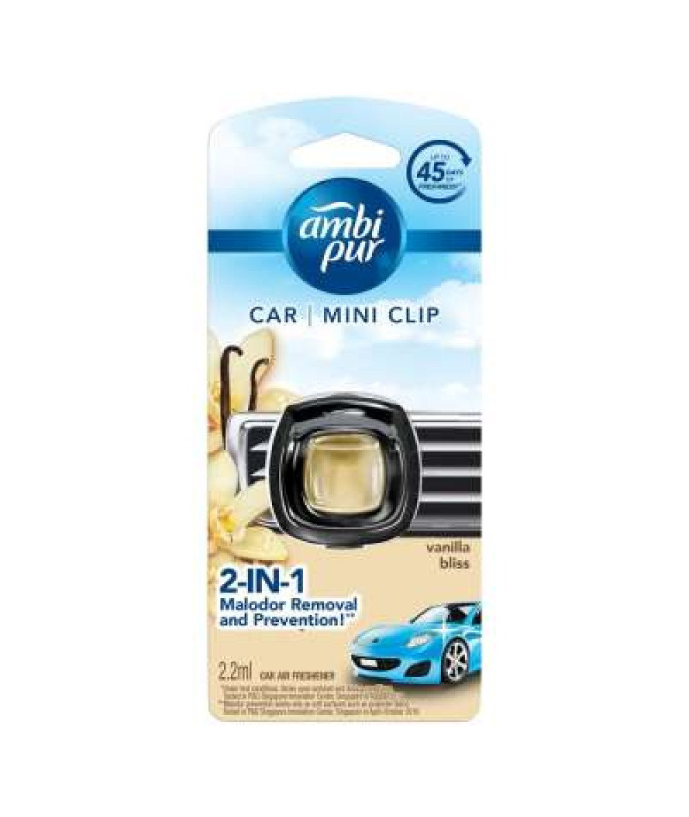 AMBIPUR CAR MINI 2.2ML VANILLA BLISS