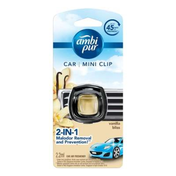 AMBIPUR CAR MINI 2.2ML VANILLA BLISS