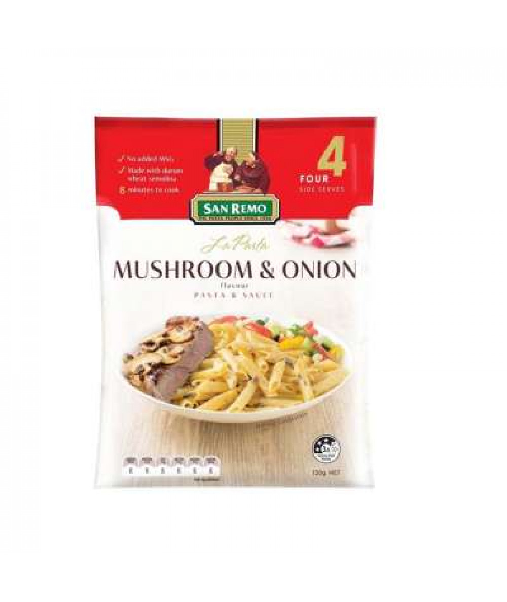 SAN REMO LA PASTA CREAMY MUSHROOM & ONION 120GM