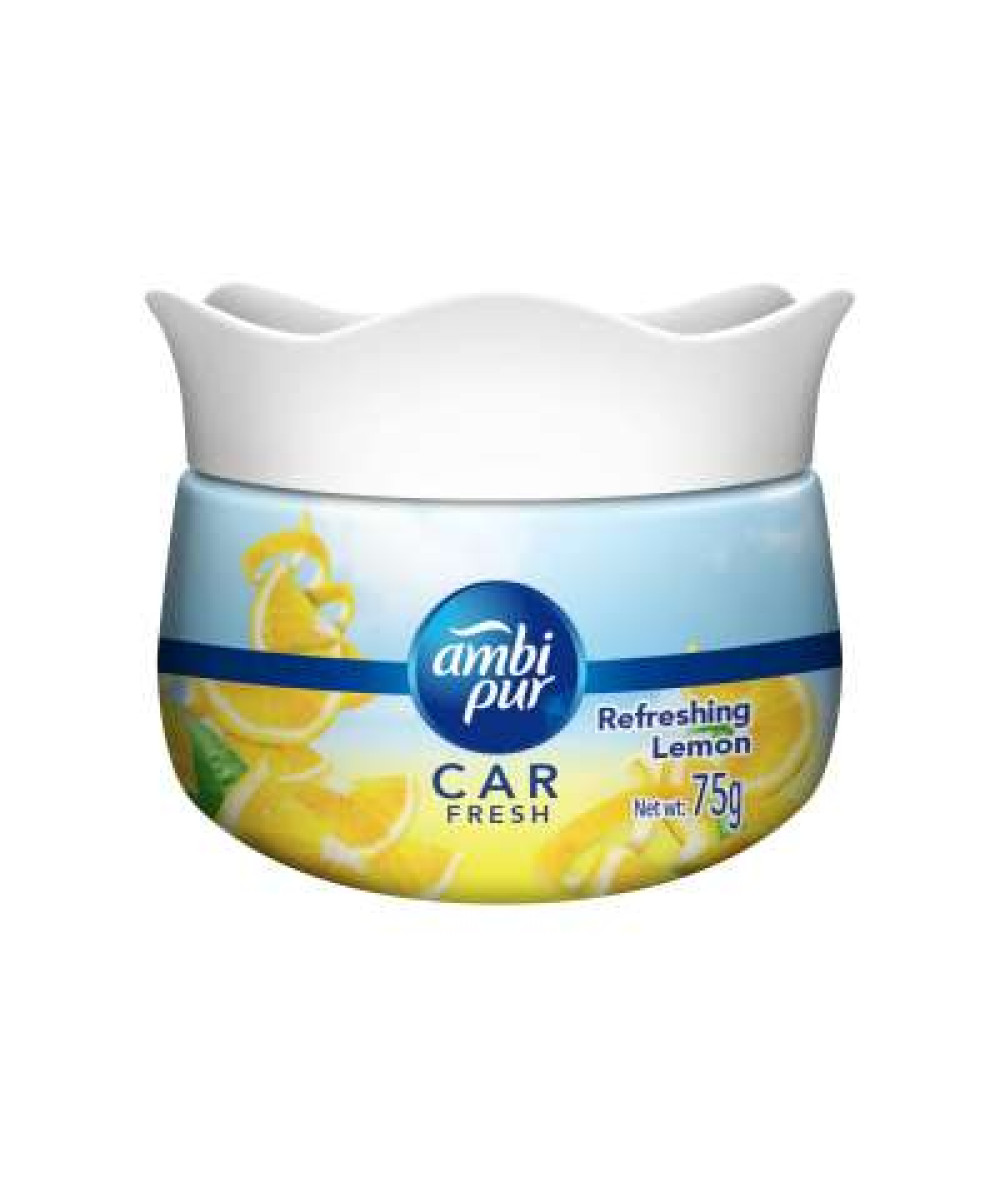 AMBIPUR CAR GEL FRESH LEMON 75GM