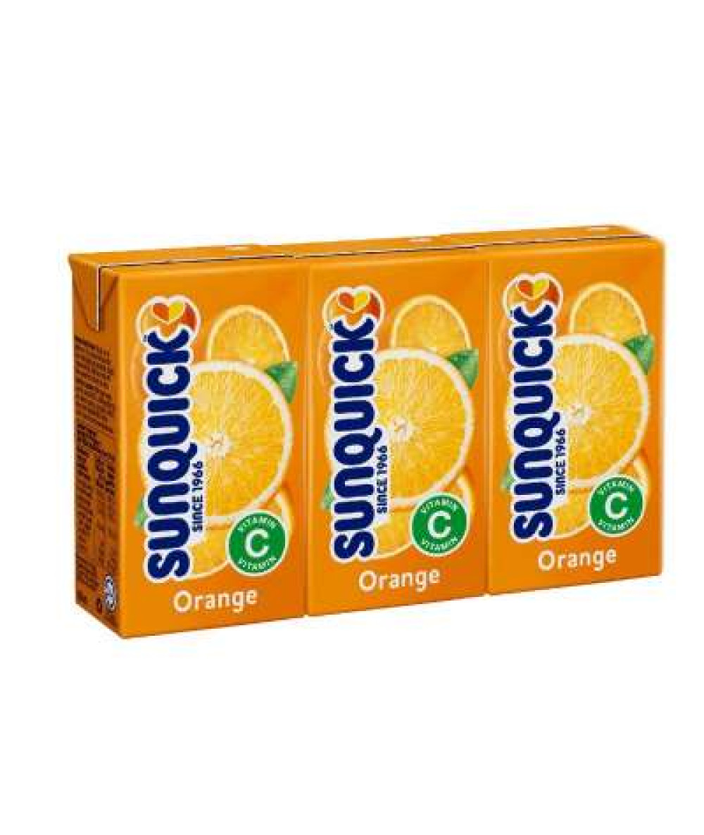 SUNQUICK ORANGE JUICE 125MLX3