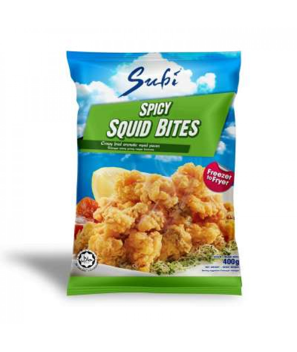 SUBI SPICY SQUID BITE 400G