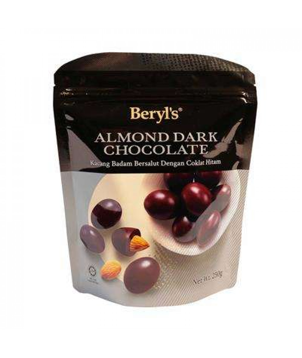 BERYL'S ALMOND DARK CHOCOLATE 250G