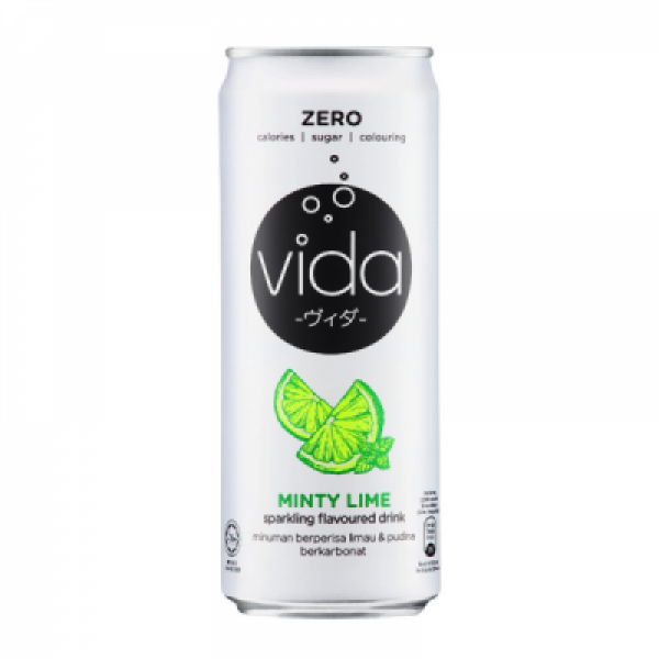 VIDA ZERO 325ML MINTY LIME