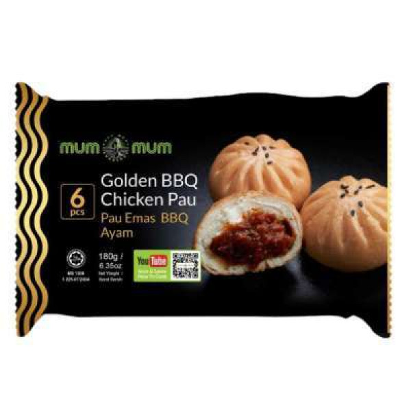 MUM MUM GOLDEN BBQ CHICKEN PAU 180G