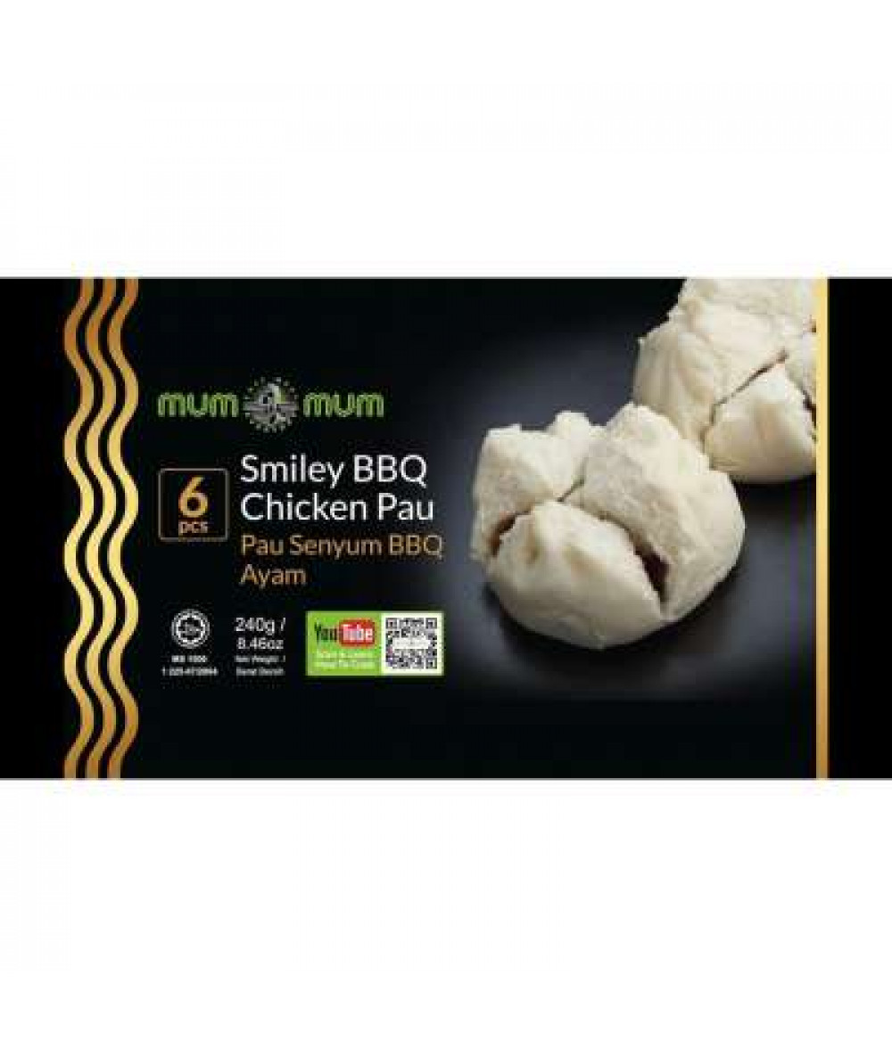 MUM MUM SMILEY BBQ CHICKEN PAU 240G