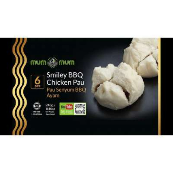 MUM MUM SMILEY BBQ CHICKEN PAU 240G