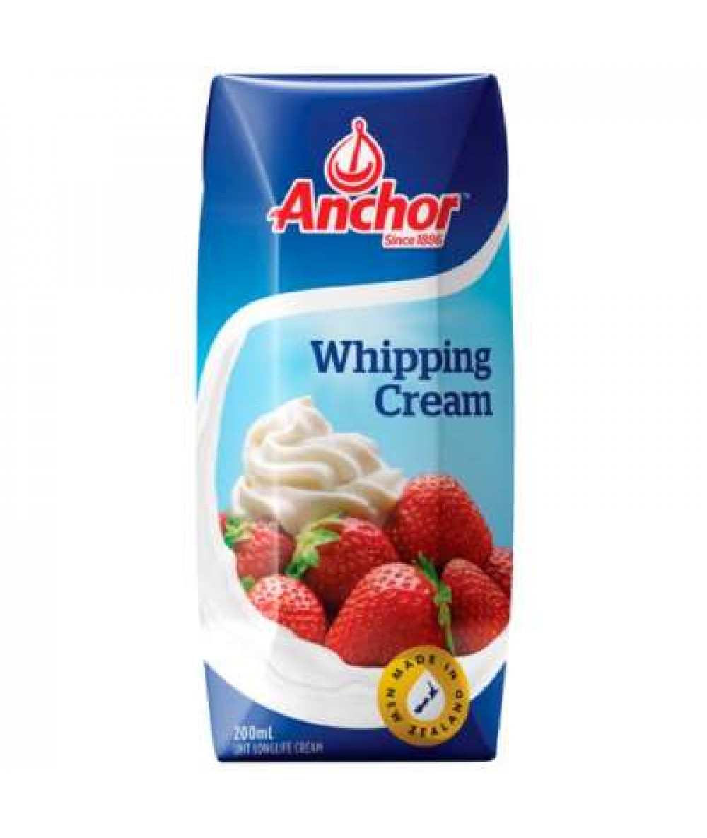 ANCHOR UHT WHIPPING CREAM 200ML