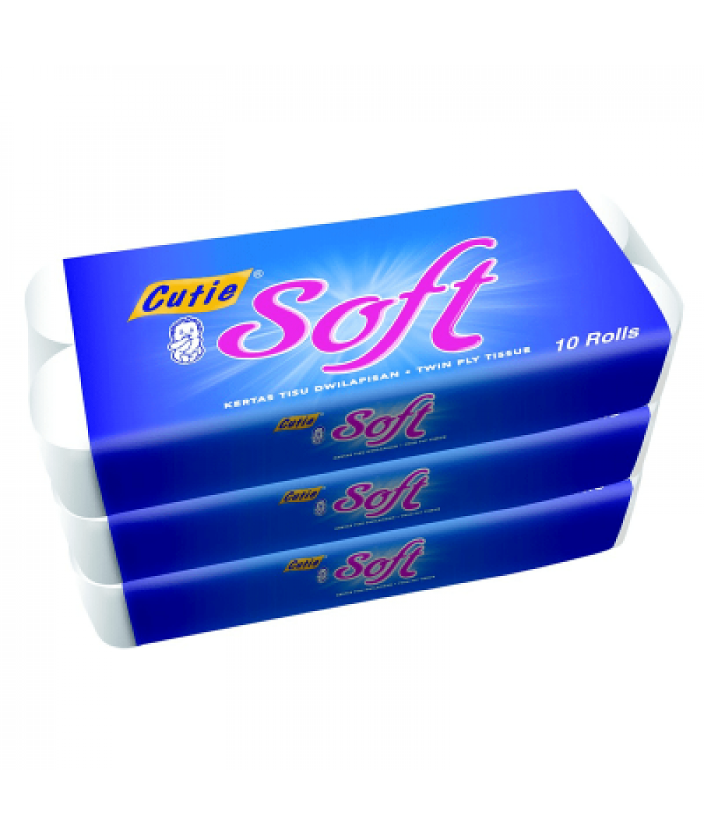 CUTIE SOFT T/R 3PK X10RL (3 IN 1) 