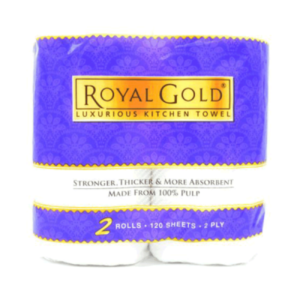 ROYAL GOLD KITCHEN TOWEL 2RL 