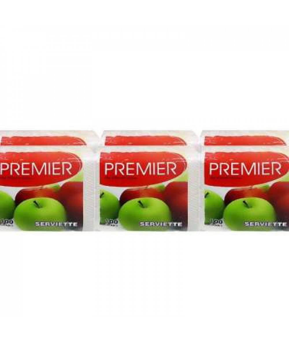 PREMIER SERVIETTE FRUIT 100GM X 6 IN 1