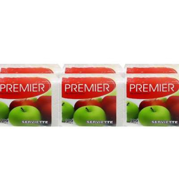 PREMIER SERVIETTE FRUIT 100GM X 6 IN 1