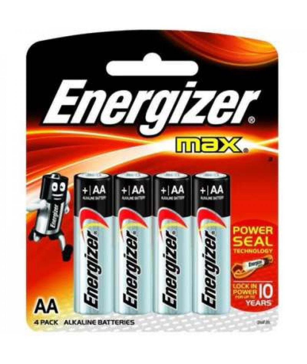 ENERGIZER AA ALK BTY 4 PC