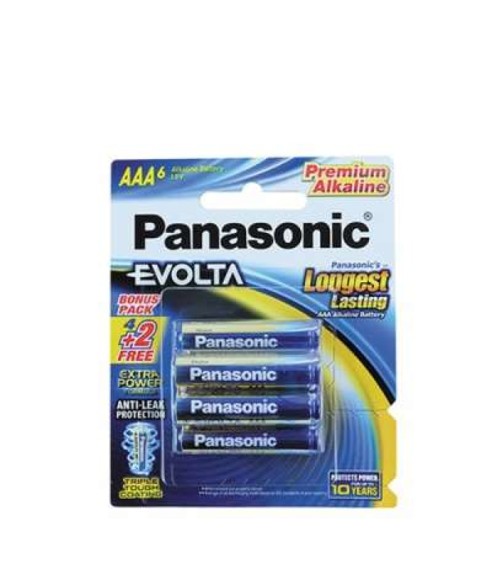 PANASONIC EVOLTA  AAA X6