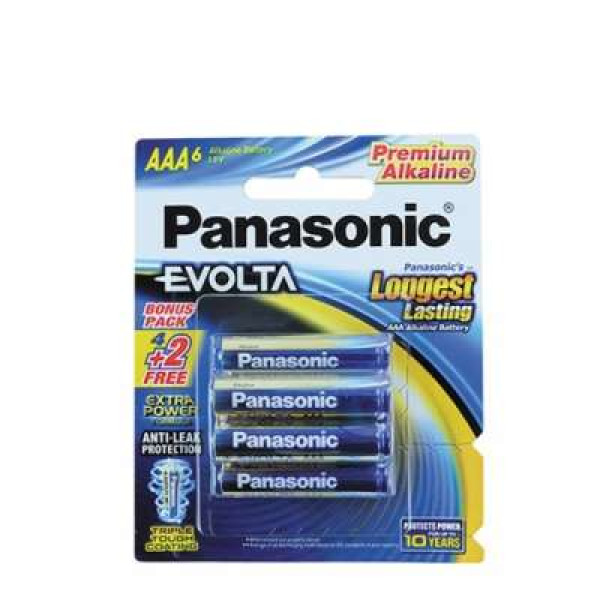 PANASONIC EVOLTA  AAA X6