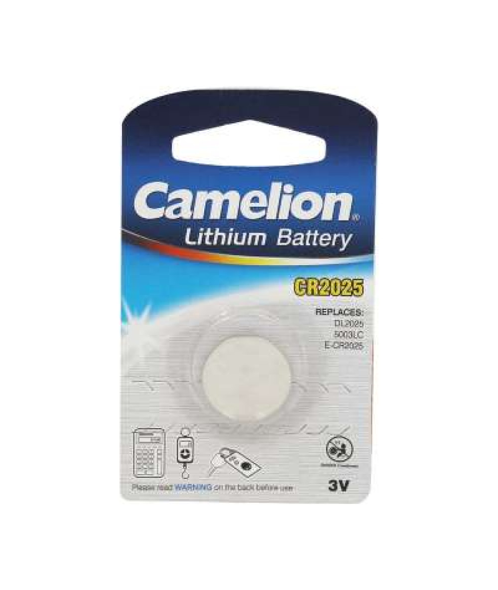 CAMELION BUTTON CELLS LITHIUM 3V CR2025-BP1