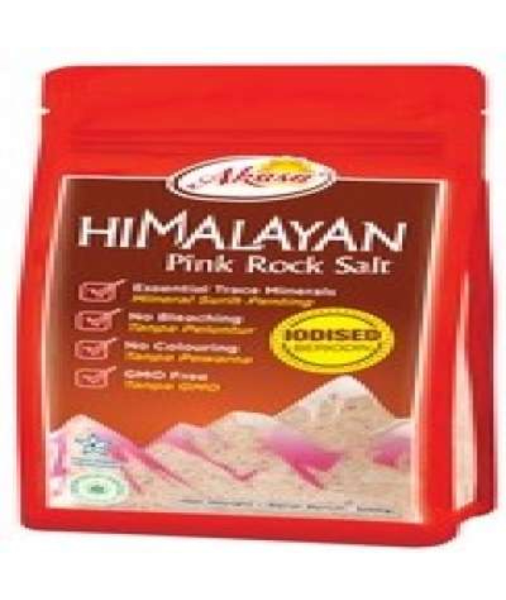 AKASA HIMALAYAN PINK ROCK SALT (POUCH) 400G