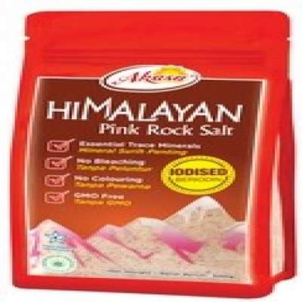 AKASA HIMALAYAN PINK ROCK SALT (POUCH) 400G