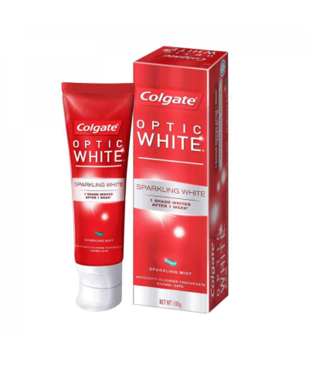 COLGATE TP OPTIC WHITE 100G SPARKLING MINT