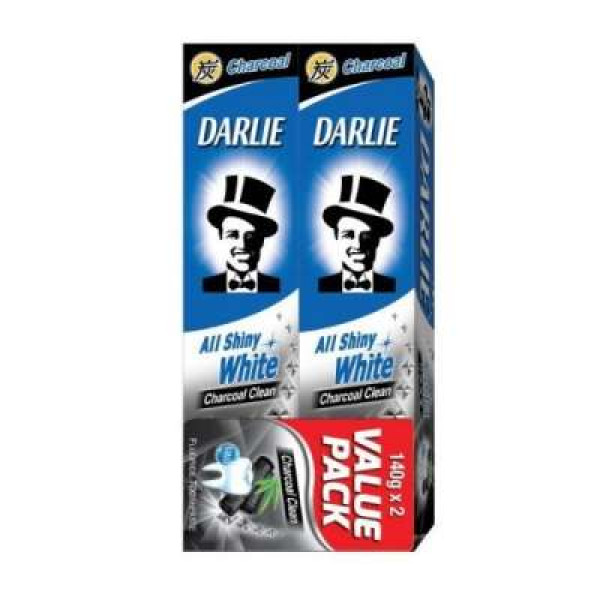 DARLIE ALL SHINY WHITE CHARCOAL CLEAN 2X140G