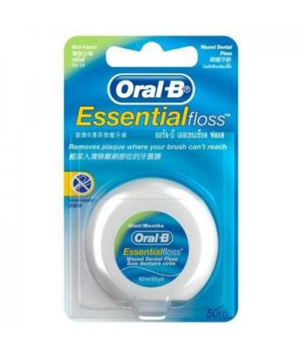 ORAL B ESSENTIAL MINT WAXD/F