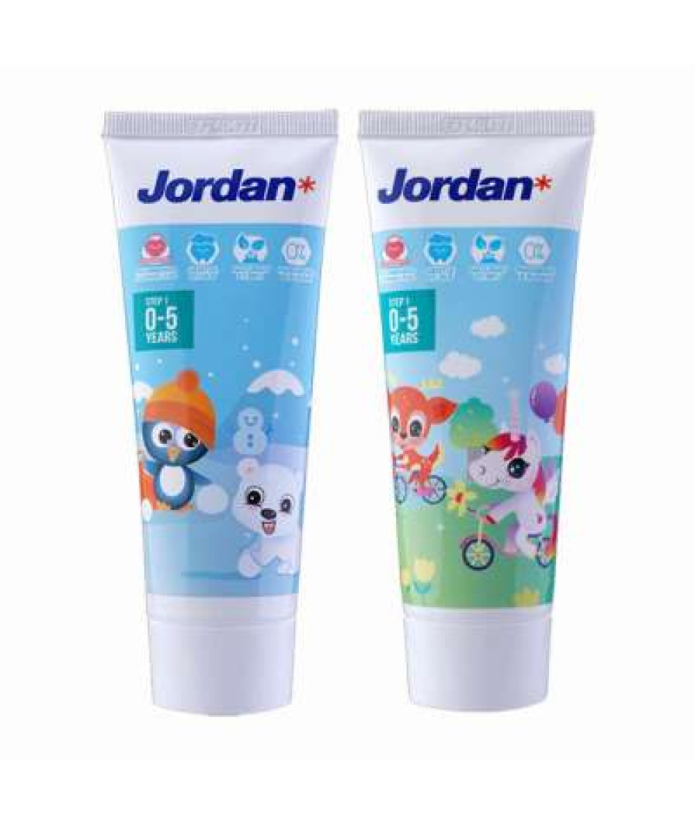 JORDAN TOOTHPASTE STEP 1 (0-5 YEARS) 75G