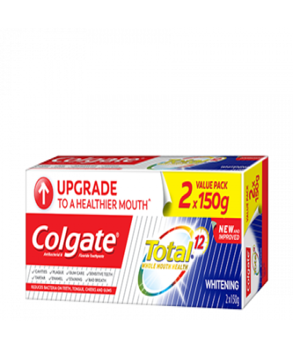 COLGATE TP TOT 150G TWIN MY PROF WHITNG