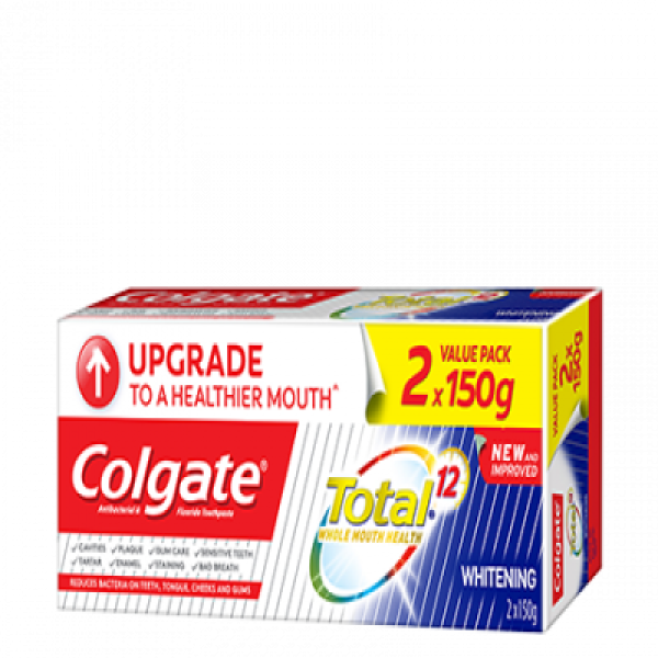 COLGATE TP TOT 150G TWIN MY PROF WHITNG