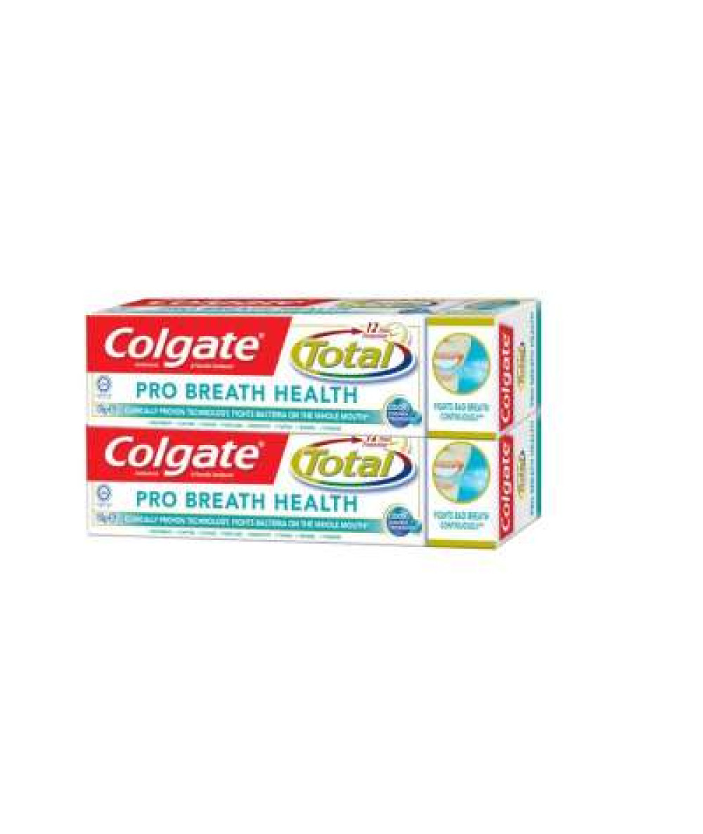 COLGATE TP TOT 150G TWIN MY PRO BREATH HEALTH