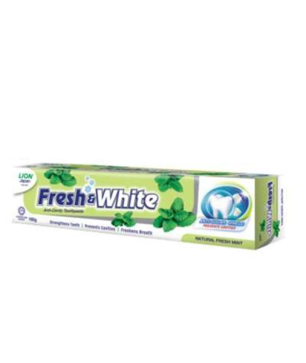 FRESH&WHITE 160G NATURAL FRESH MINT