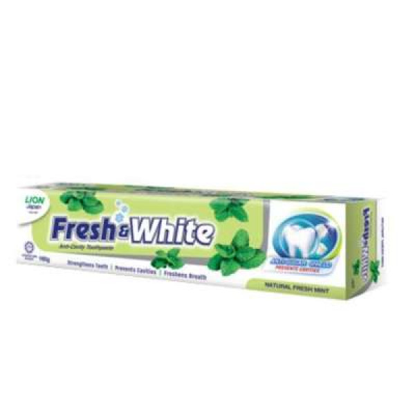 FRESH&WHITE 160G NATURAL FRESH MINT