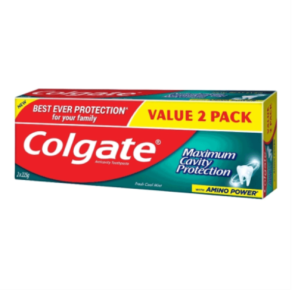 COLGATE CDC RED 225GM TWINPACK FCM